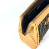 FENDI vintage Zucca logo Box-shaped bag Hand Bag Canvas/Leather Brown