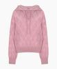 SINOON Diamond Hooded Knit (Lavender)