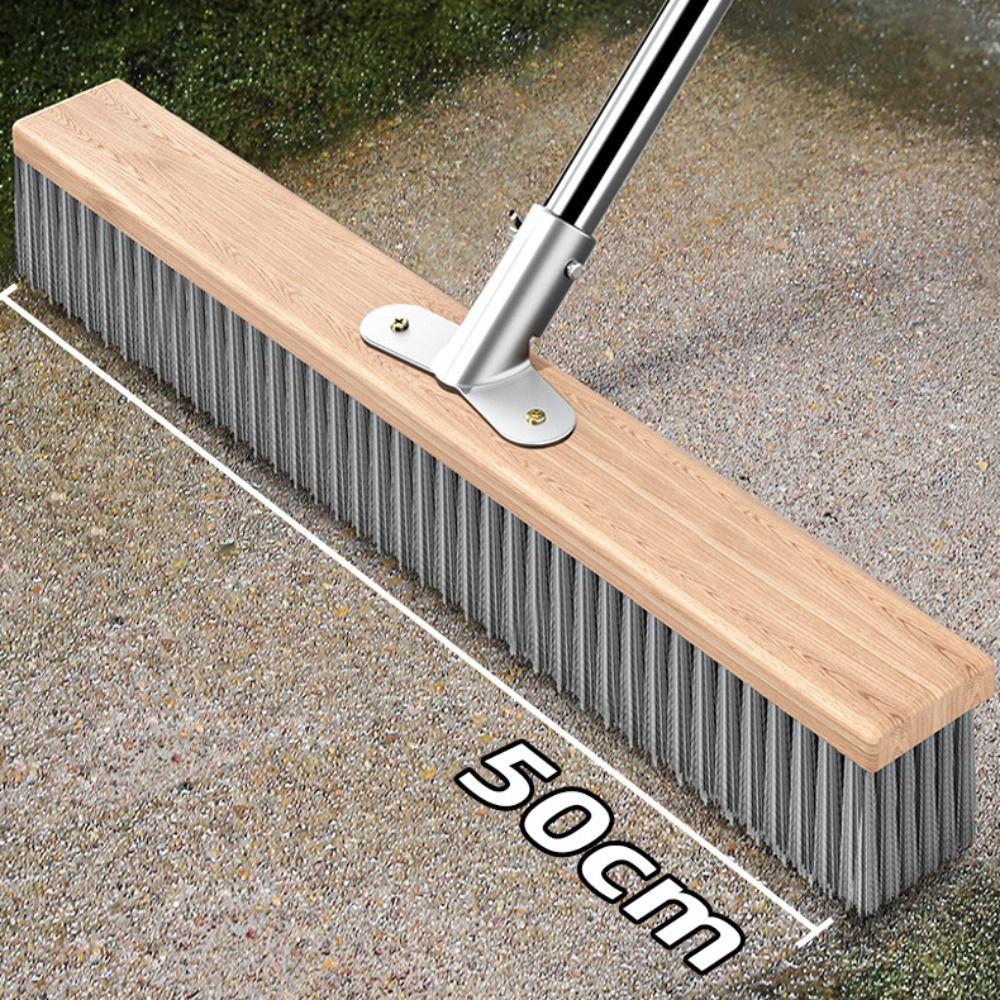 Scouring Stainless Steel Wire Brush Long Handle Cleaning Brush Tile Cleaning Tool  For Outdoor Yard