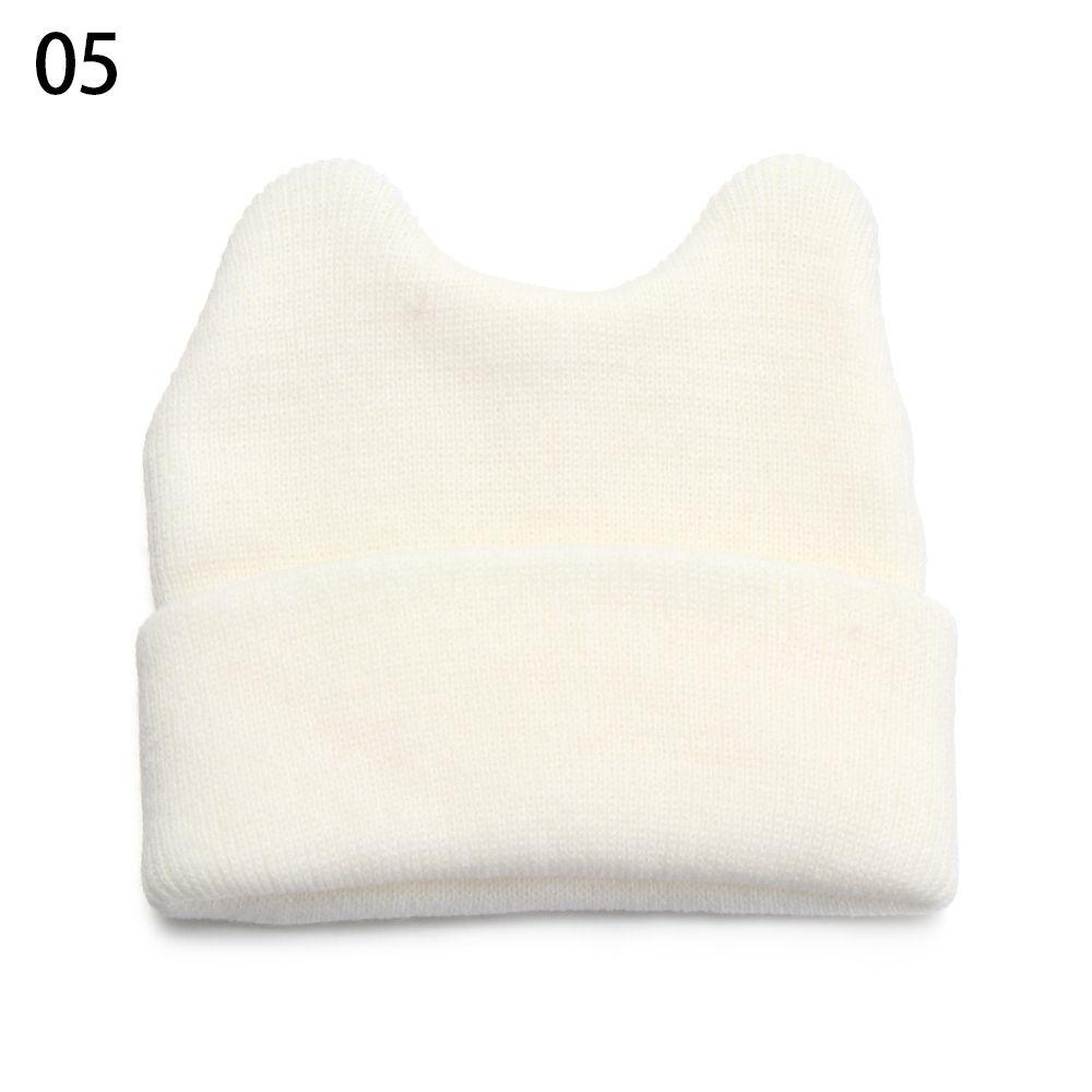 Cotton Infant Photography Props Newborn Baby Hat Bonnet Hats Winter Warm Cap Knitted Beanies