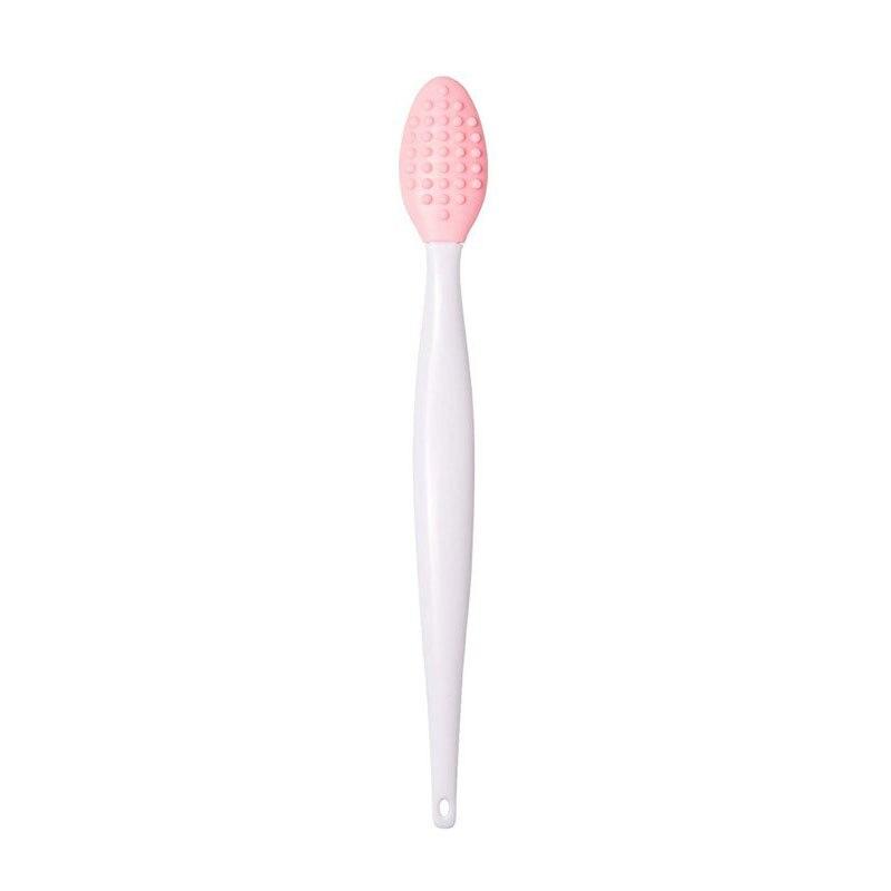 Skin Care Lip Exfoliating Facial Cleansing Face Scrub Nose Clean Brush Blackhead Remove Silicone Double-Sided Skin Care Tool