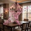Requisit Dehnbares Spinnennetz Elastisches Rosa Spinnenseidennetz Baumwolle Gotische Spukhaus Dekoration Party Dekoration