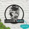 Personalized Japanese Kabuki Metal Wall Art Name Sign Hot Sale Modern Home Outdoor Decor