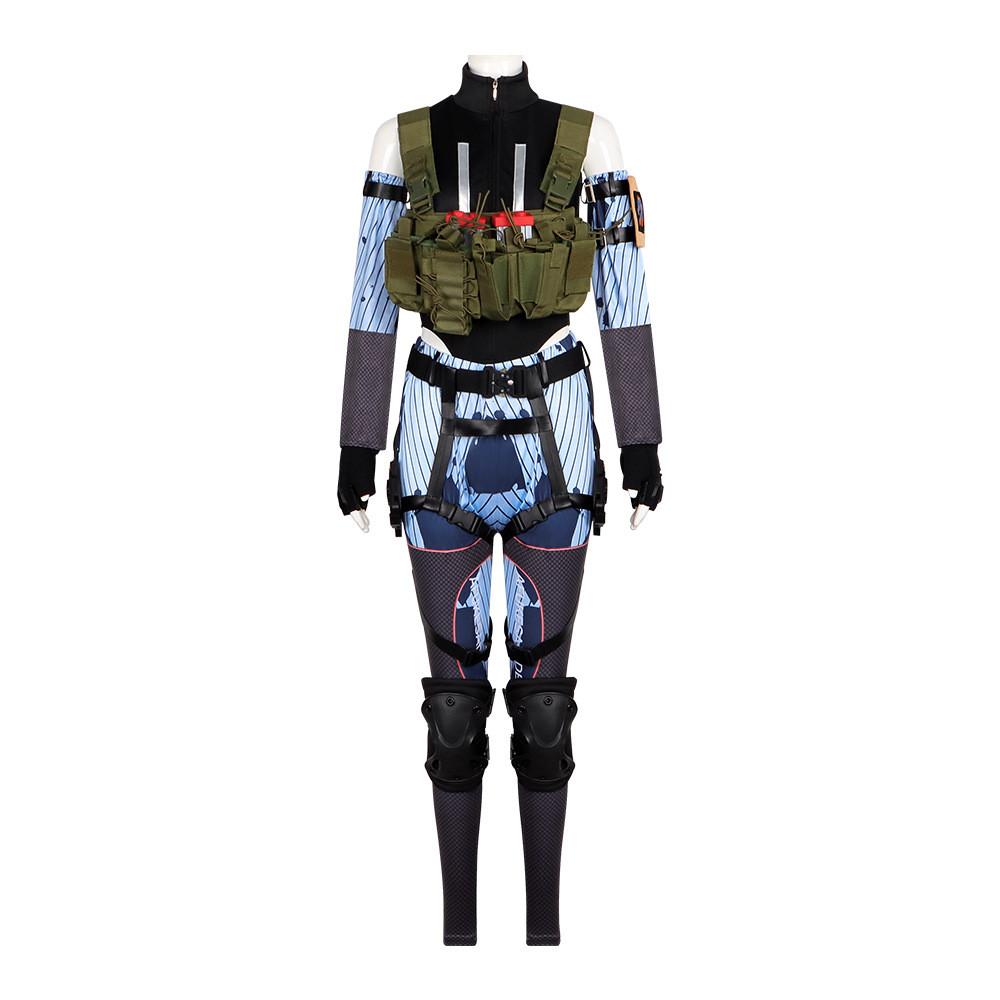 Costume Cosplay Delta Force Action per Donna con Tessuto Spandex per Halloween ed Eventi di Giochi