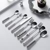 Minimalist Polka Dot Ceramic Handle Stainless Steel Cutlery