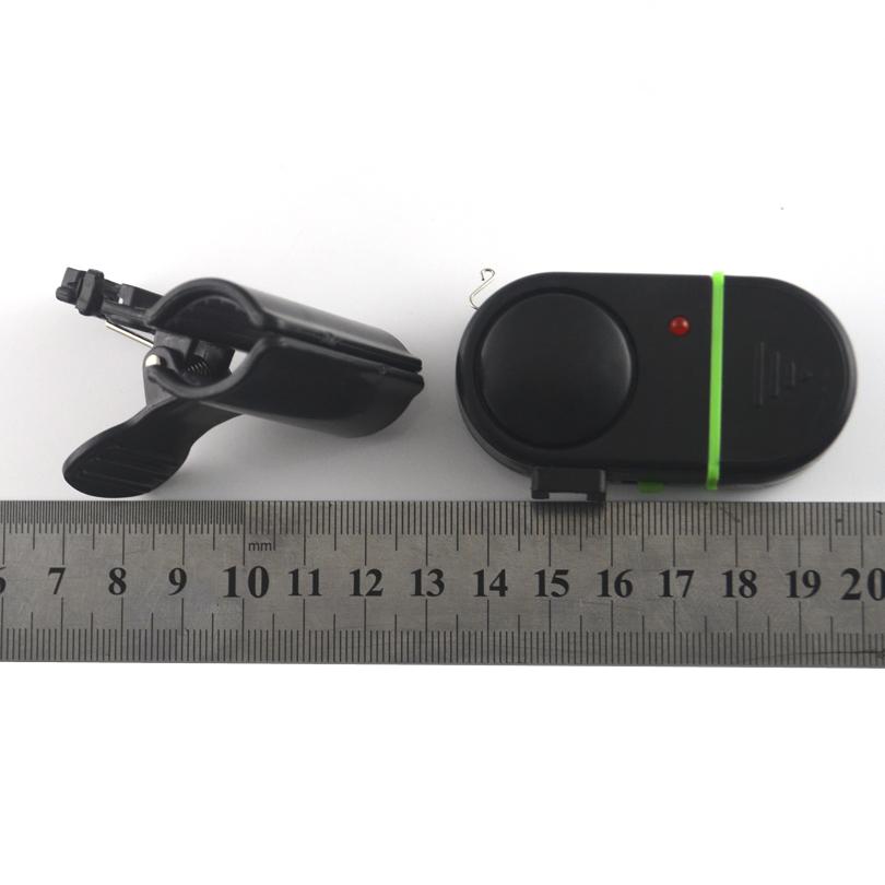 MNFT 4X Allarme Sonoro Elettronico per Abboccata di Pesce Campanello Canna da Pesca con Luce LED Nuovo Arrivo