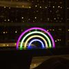 Rainbow Neon Signs with Base,LED Light, Atmosphere Lighting for Wall,Night Lamp,for Christmas,Winter,Birthday,Party,Home Decor