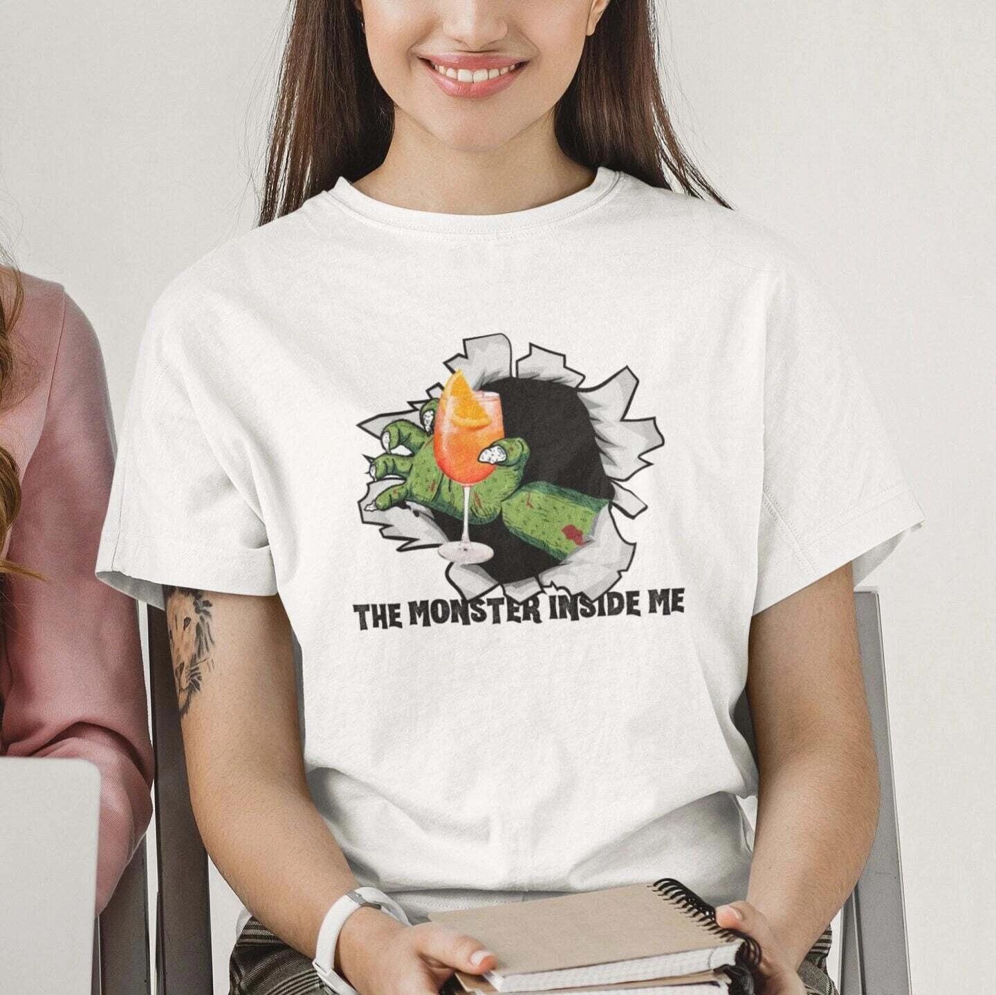 Aperol Spritz Zombie Halloween Shirt M