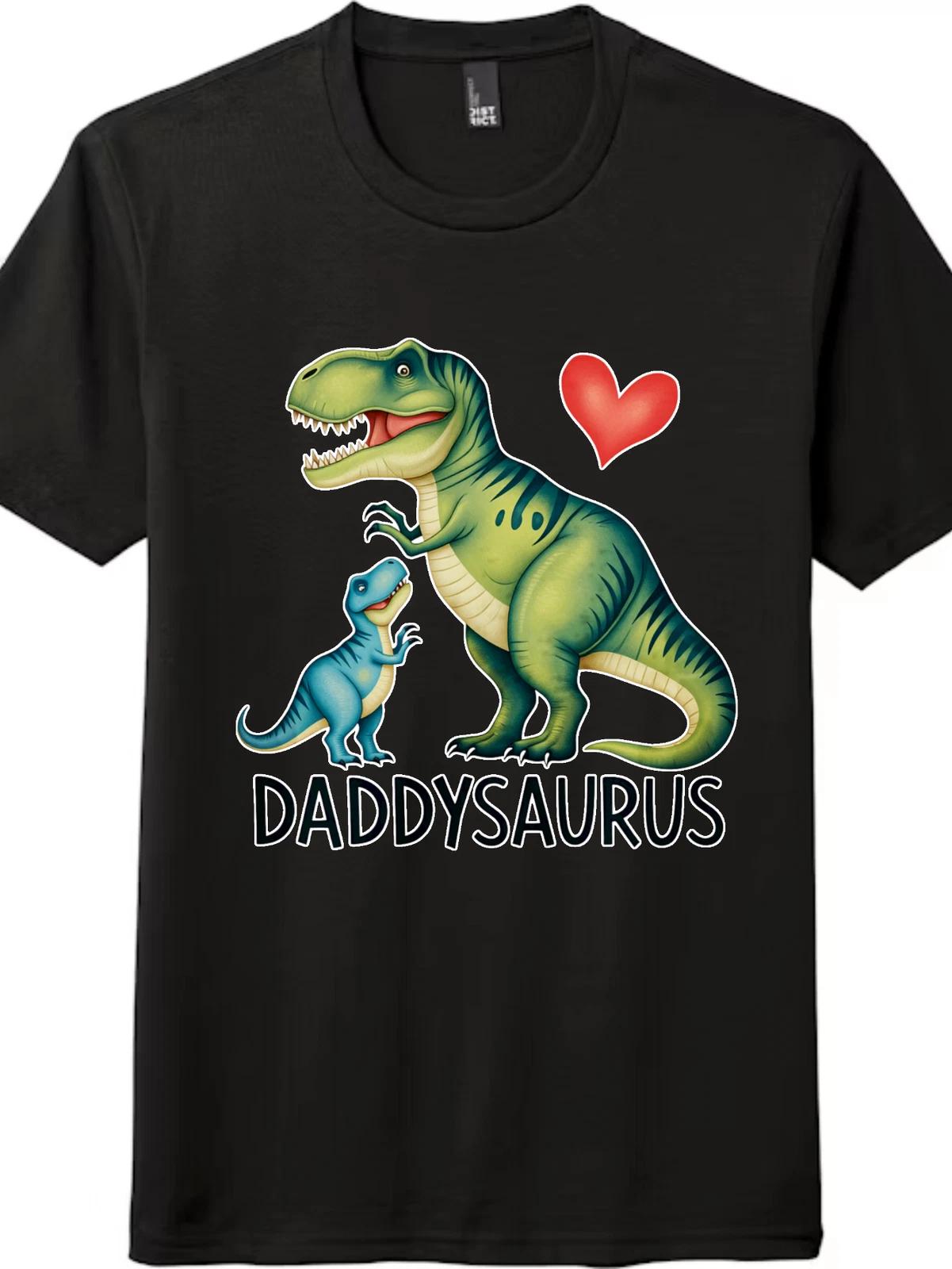 Father’s Day Dino Dad kids boys T-Shirt | DaddySaurus Gift for New Dad, Unisex kids boy kids boy tee 100