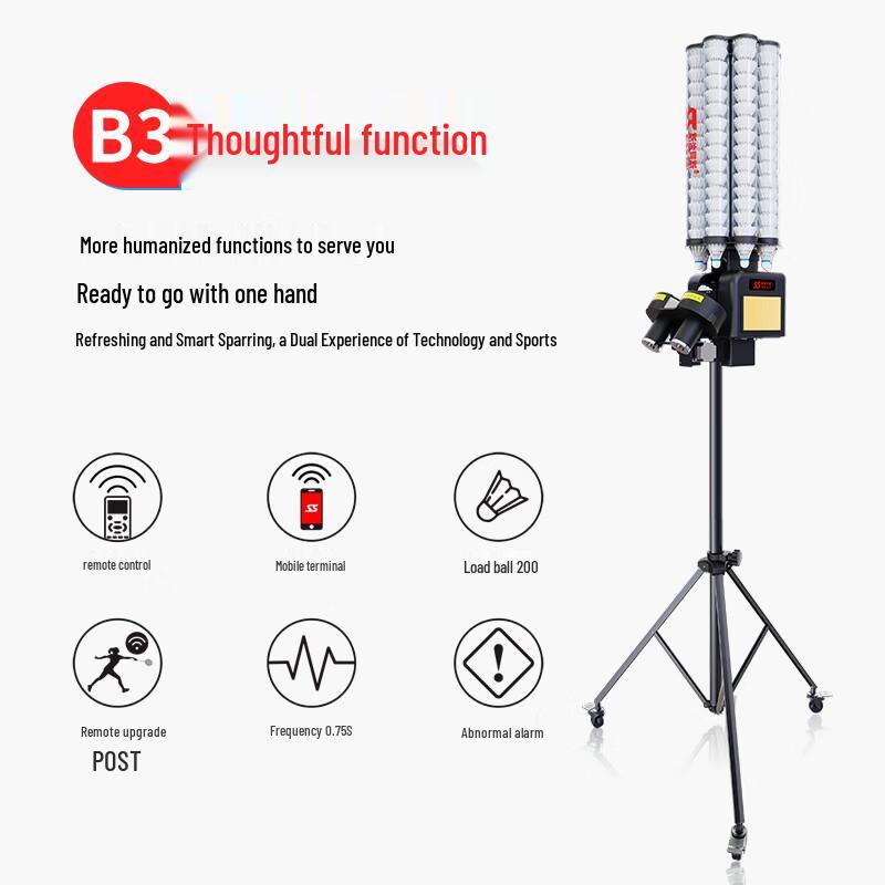 Spoas B3 Portable Automatic Badminton Serving Machine