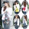 Honesty Mouth One-Shoulder Bag, Crossbody Bag, Multi-Function Backpack (11: Black (USB Included))