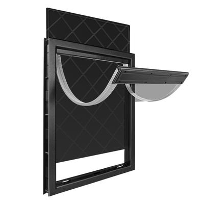 XL Hundeklappe, Kunststoff Hundeklappe, Extremwetter Hundeklappe, Riesige Hundeklappe für Große und Extra Große Hunde, Magnetische Position Große Hundeklappe