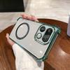 Case for realme 16 Pro 5G,Pro+ 5G Clear Magnetic Casing Electroplated Lens Frame Phone Cover