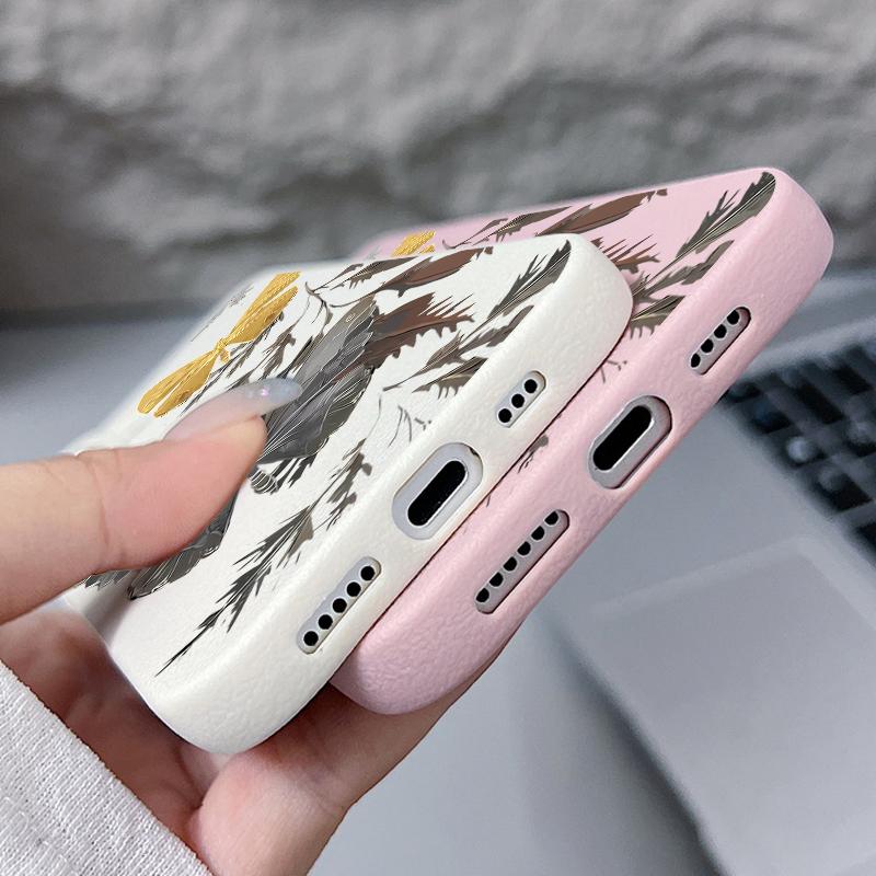 Butterffly Printing Case For iPhone 16 Pro Max 15 14 13 12 11 Shockproof Slim Soft Silicone Case Cover