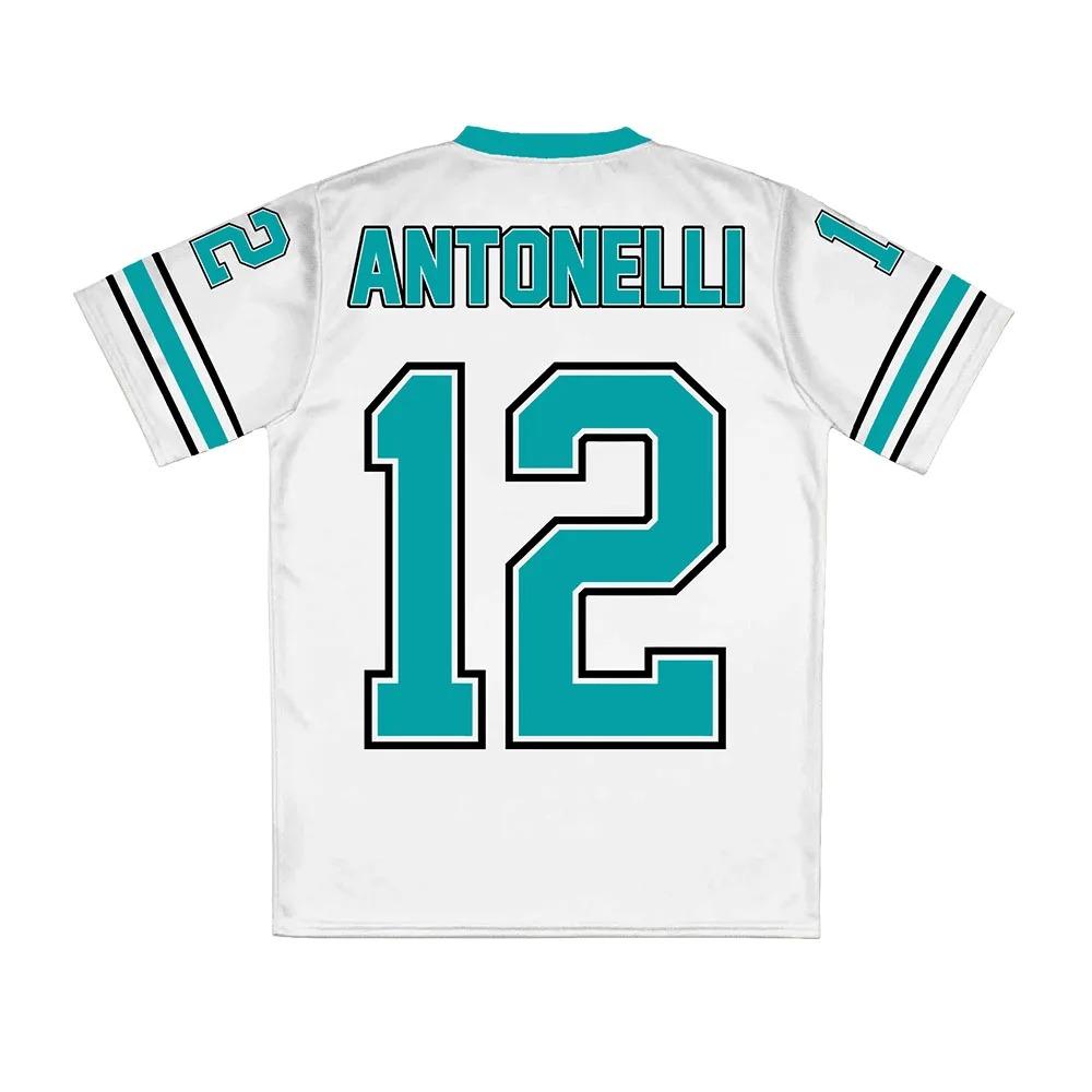 Maglietta Unisex Streetwear Pilota di Corse Kimi N.12 Antonelli Taglio Ampio Estiva Scollo a V Uomo/Donna Design Stampa 3D Magliette Maglie Estive