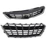 Front Upper Lower Grille Set Chrome ABS 84189613 84009674 Replacement for Chevy Cruze Premier RS