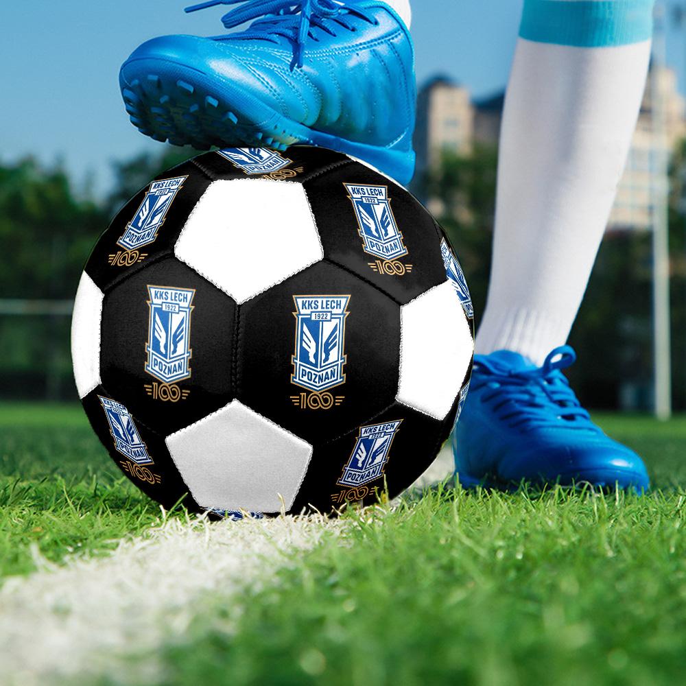 1PC KKS Lech poster size 5 soccer ball PrahaIndoor Soccer Ball Colorful All Ages Machine Stitched PVC Competition Ready Durable High-Bounce