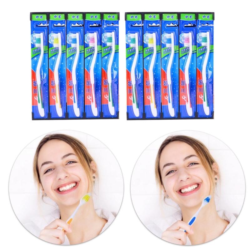 Soft Toothbrushes Medium Bristles Toothbrush for Adults Manual Toothbrush Deep Cleaning Toothbrush Home Travel Office