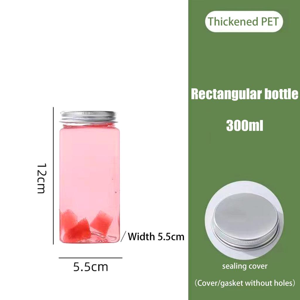 1 Adet Taşınabilir Sütlü Çay İçme Şişesi İçecek Şişesi Plastik Su Bardakları Şeffaf Çay Kahve Şişesi Meyve Suyu İçecek Şişeleri