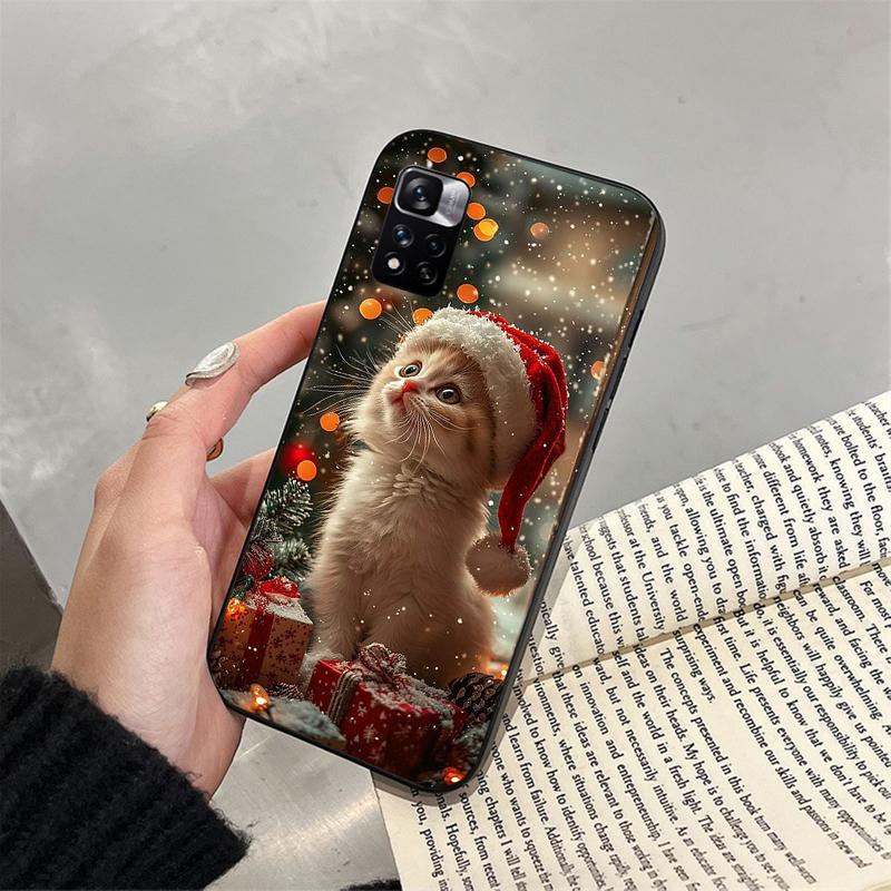 

Phone Case For Xiaomi Redmi note 14 Pro 14 13 12 11 10 Pro 14S 12S 11S Redmi 14C 13C 10 Christmas Tree Art Redmi Note 12 Pro 4G