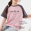 Girls' Antibacterial Cotton Blend Summer T-Shirt