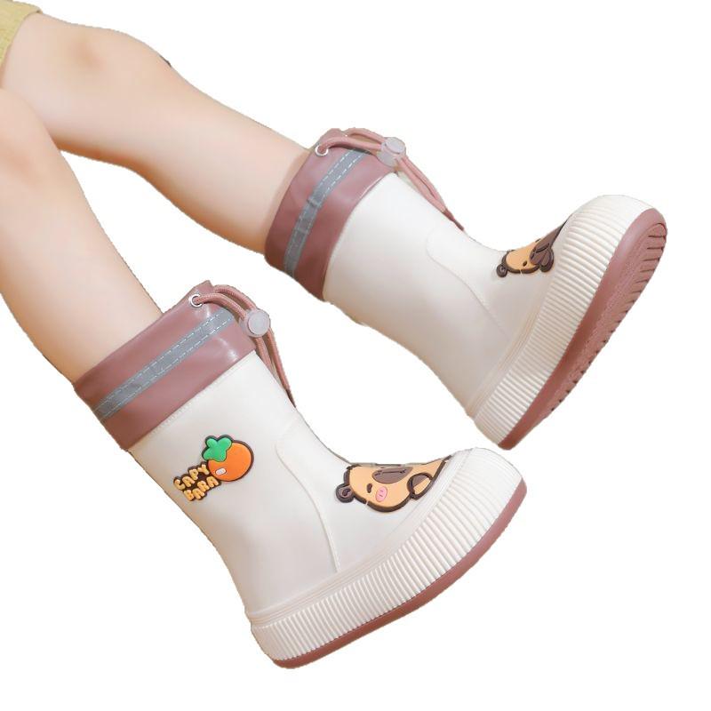 Children's Capybara Rain Boots: Cute, Waterproof, Non-slip, Low/Mid-cut, Warm