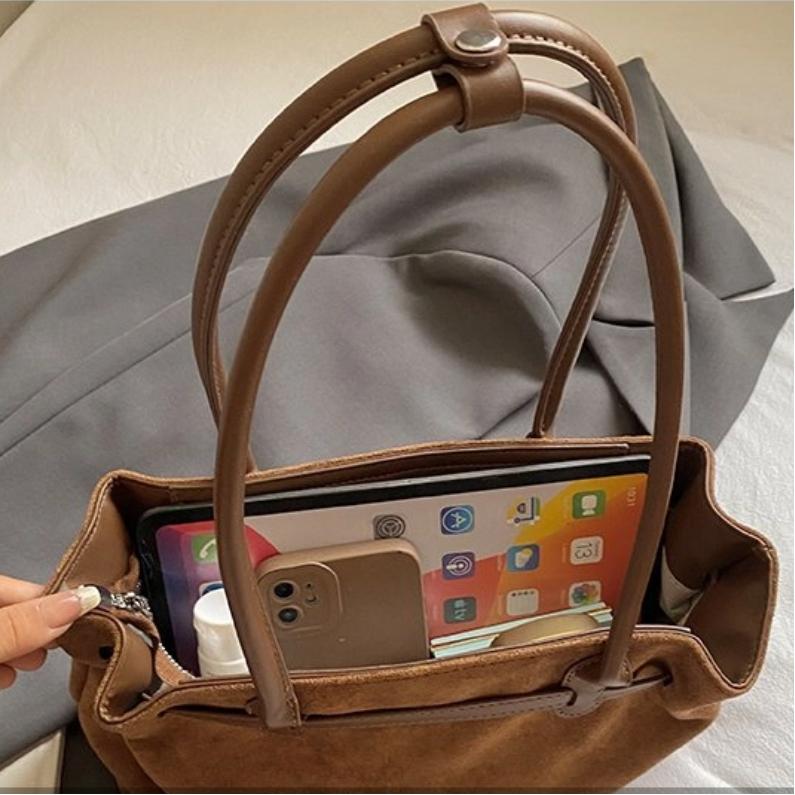 High-End Luxury Designer Brand PU Leather Women's Handbag Elegant Shoulder Bag Popular Classic Trendy Design Commuter Casual Tote Bag