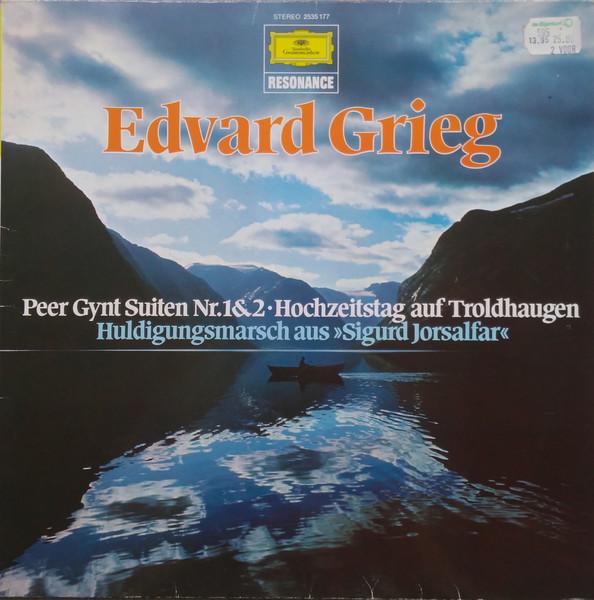 

LP Record EDVARD GRIEG Peer Gynt Suites Nos. 1 2 Weddi 2535177 Deutsche Grammo Germany Classical Used