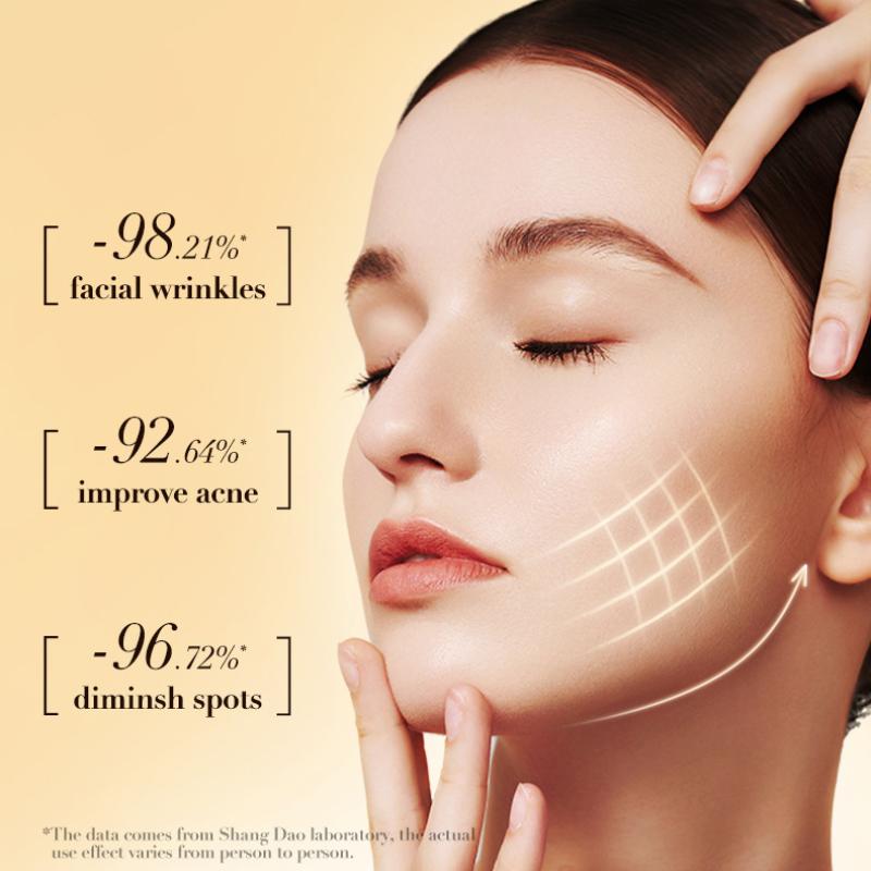 Ser de Apă cu Colagen și Perle de Aur 24K SADOER Hidratant și Hidratant