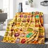 Plants Vs. Zombies Blanket Durable Comfort Great for Picnics Livingroom Bed All-Season Use Modern Style Gifts For Family Or Friends