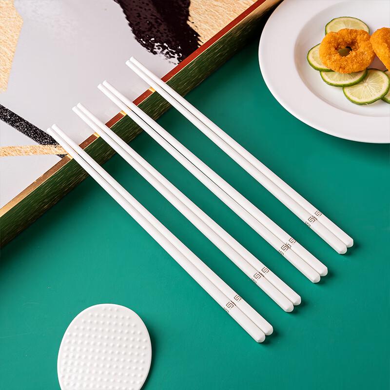 Jingdezhen Ceramic Chopsticks 10-Pair Set