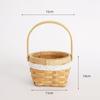 Woven Fruit Tray Girl Gift Wood Small Food Basket Flower Basket Flower Girl Basket Garden Decor