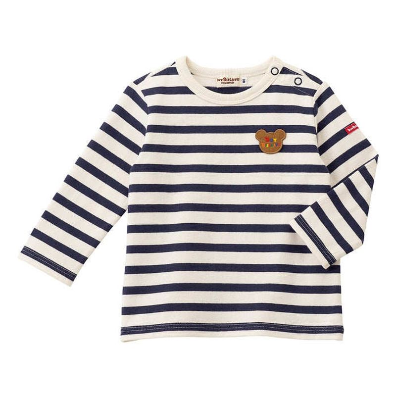 Mk Boys and Girls Long Sleeve T-shirt Summer and Autumn Clothes 2023 New Arrival Kids Cotton Base Shirt Stripes Casual Tops Children's Clothing