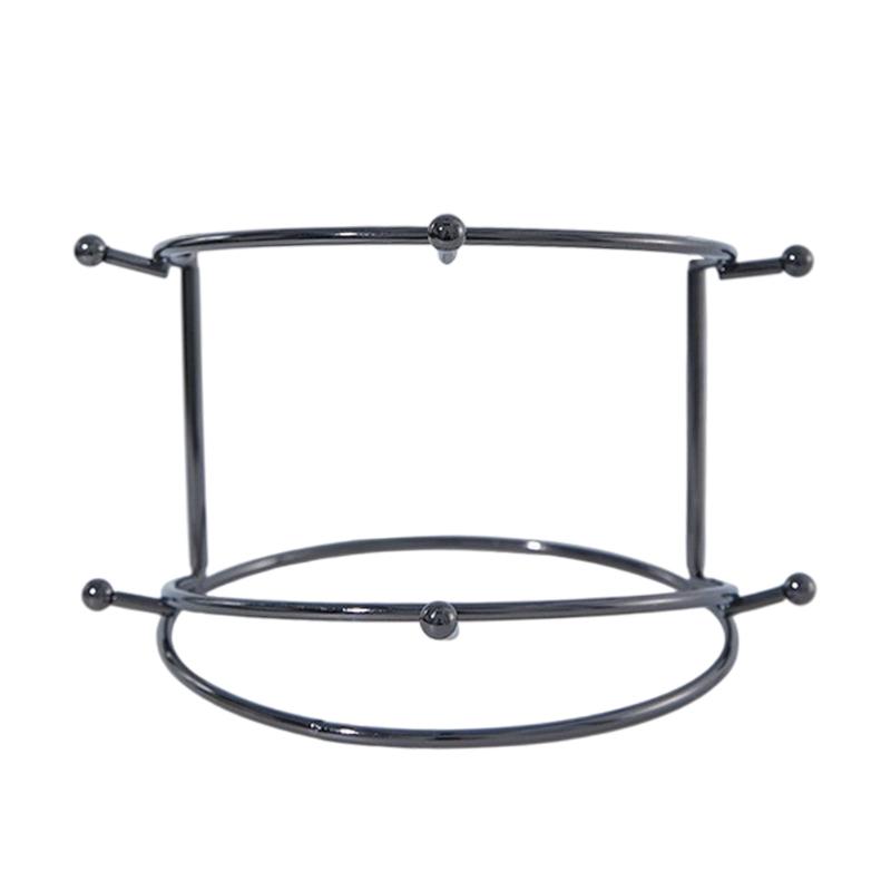 Elegant Detachable Crown Display Stand Sturdy Stainless Steel Frame Suitable for Secure Jewelry Exhibition Presentations