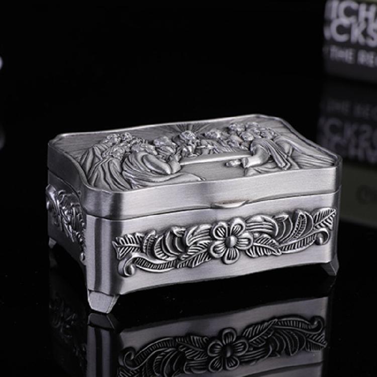 Catholic Christian Jewelry Box Waterproof Dust-proof Desktop Organizer for Case