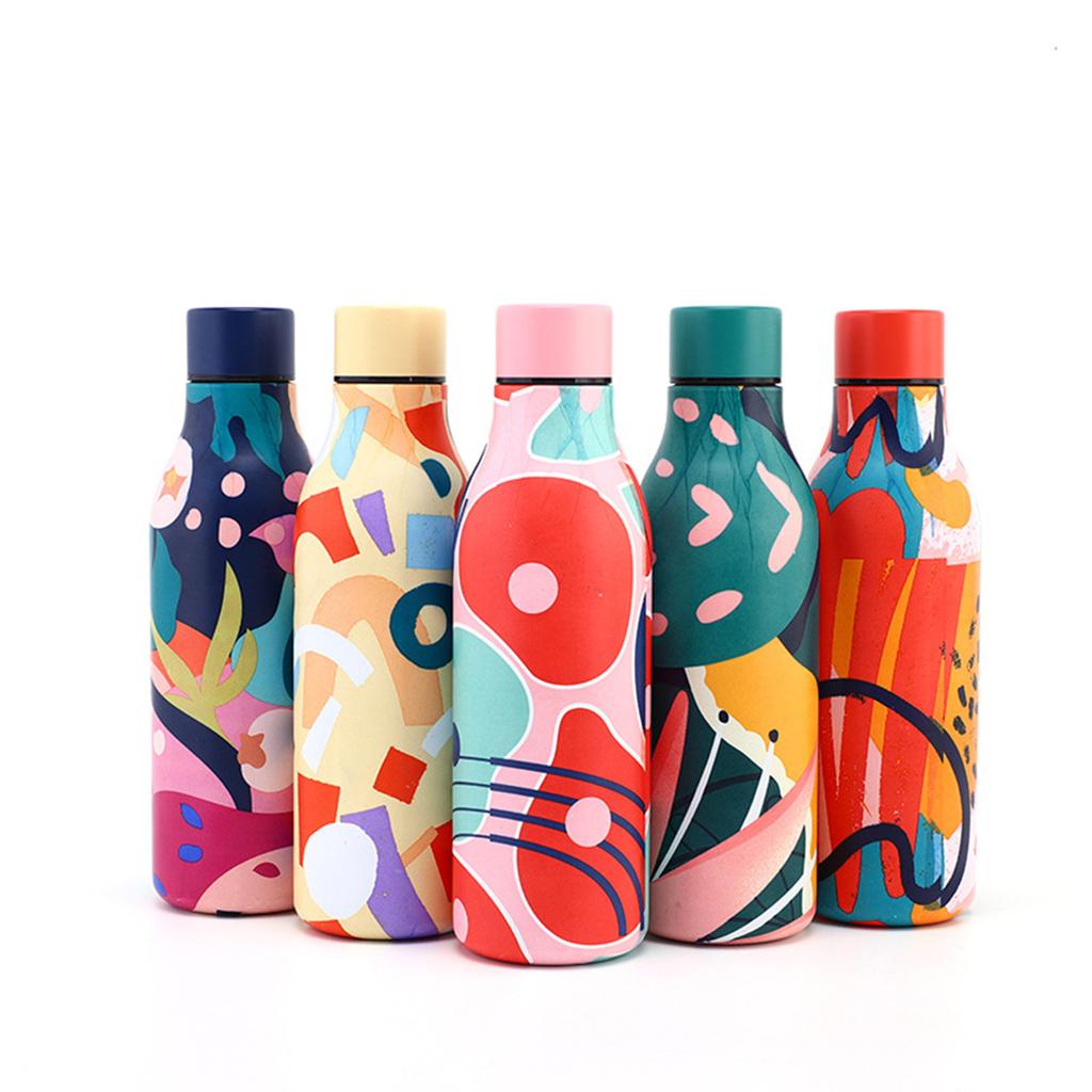 550ml Stainless Steel Small Mouth Insulated Cup Portable Outdoor Sports Water Bottle