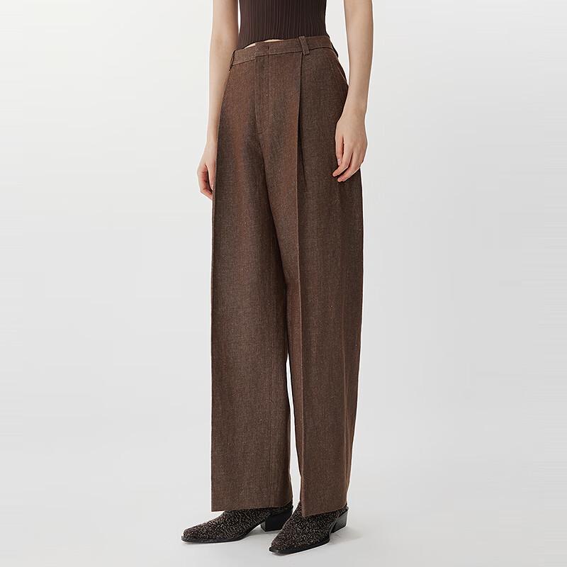 JNBY 2025 Spring Loose Fit Wide-Leg Pants