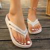 2025 Summer New Flip-flops Women's Outer Wear Summer Fashion Flat Bottom Non-slip Soft Bottom Internet Celebrity New Cool Slippers