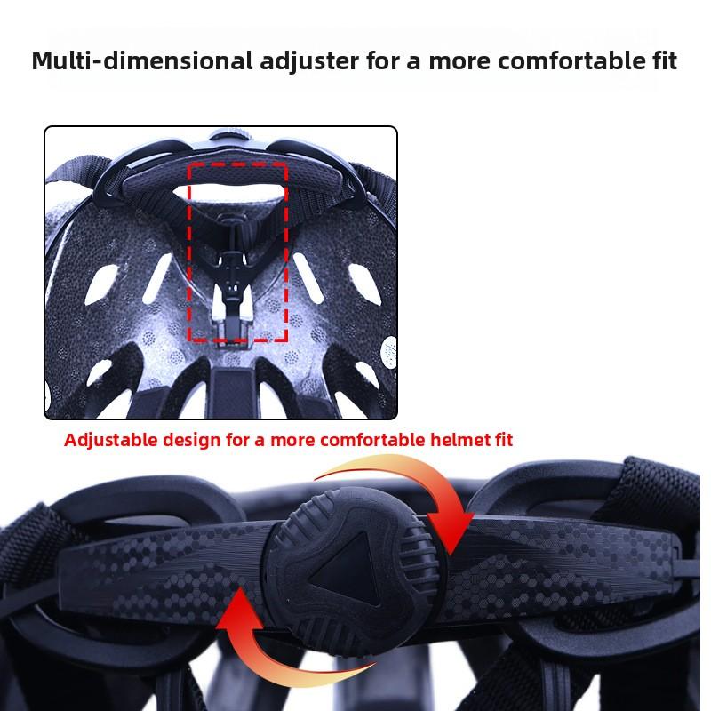 Mountain Bike Half Helmet One-Piece Molded Unisex PCEPS Material Four-Season Protective Safety Cap Adult Sport Cycling Inline