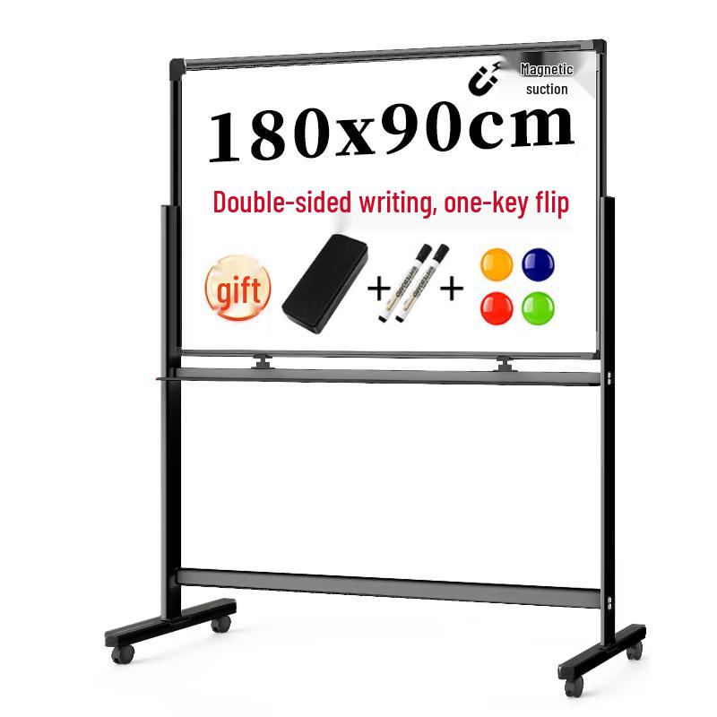 Deli Mobile Double-Sided Whiteboard with Flip Stand