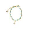 Bracelet - Luxenter - Zinli - Cristal Bleu - Finition or Jaune 18k - 16cm + 3cm D'extension