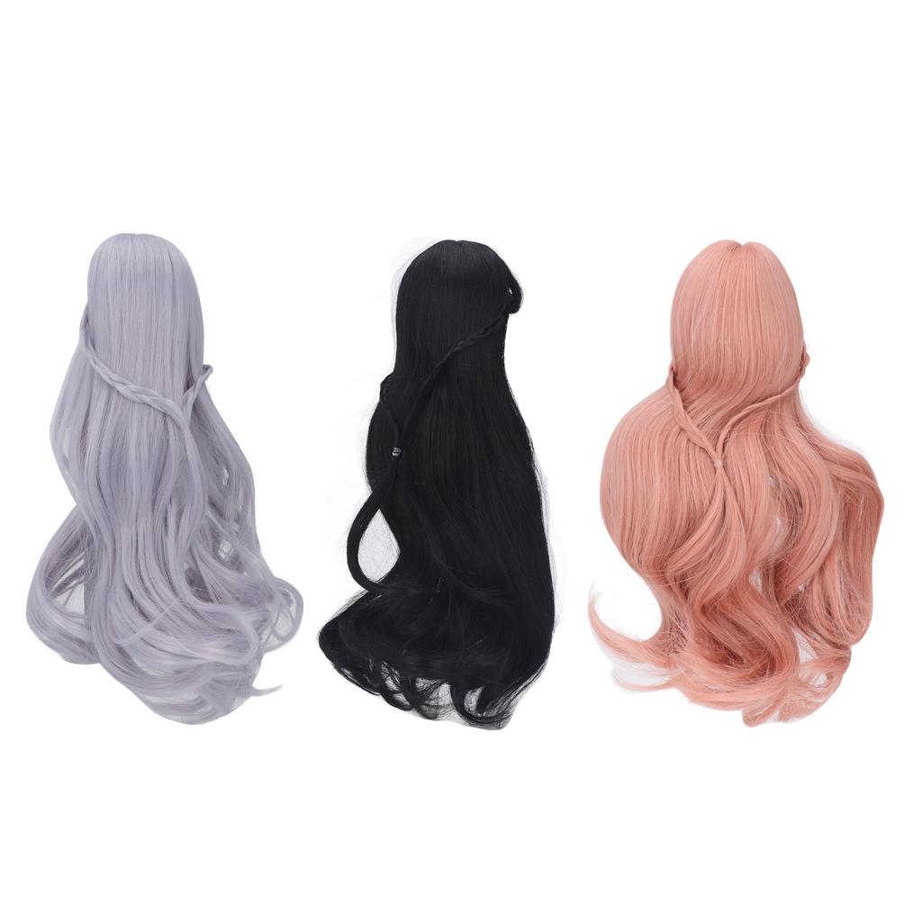 ES053 Puppe Langes Haar Weich Gelockt 8 bis 9 Zoll Puppenhaar für Kinder Geschenk Kindertag