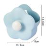 1PC Flower Makeup Brush Storage Box Wall Hanging Home Bathroom Vanity Table Top Comb Toothbrush Cute Cartoon Storage Box