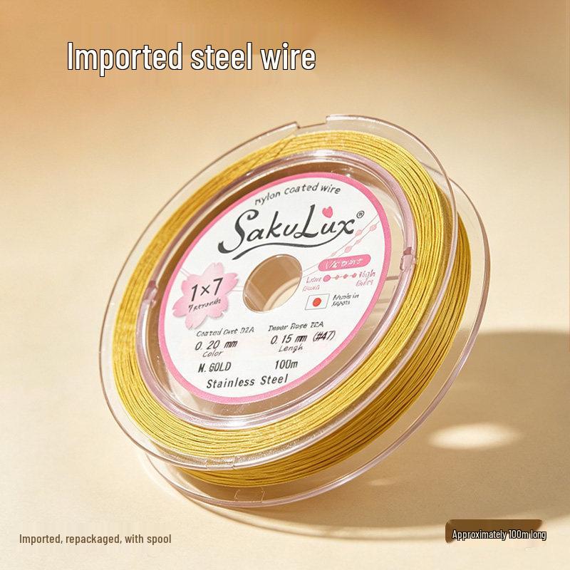 Ultra-Fine Steel Wire & Soft Thread for Pearl Necklace and Bead Bracelet DIY