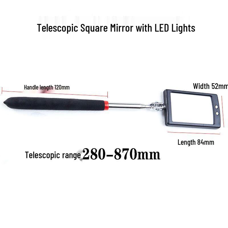 Universal Folding Telescopic Car Underbody Inspection Mirror