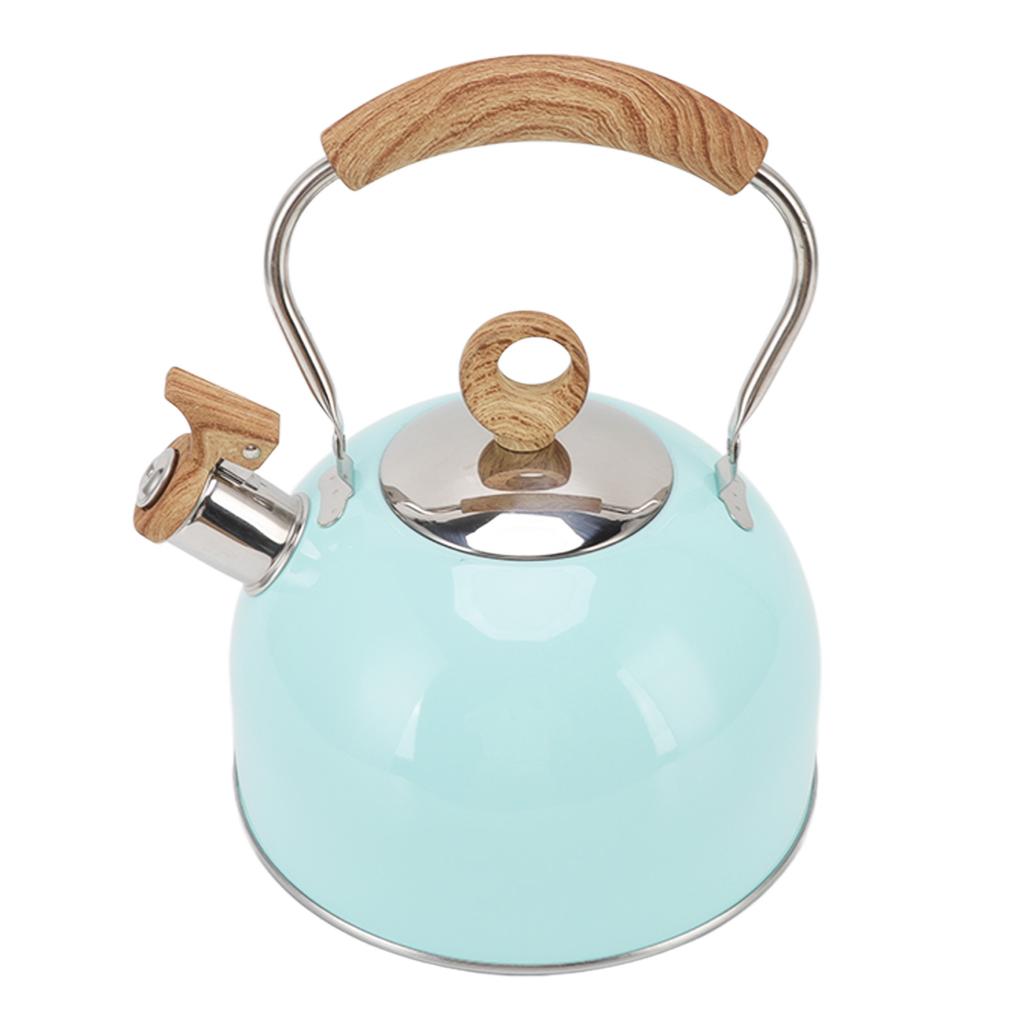 2,5L Pfeifkessel mit Griff Edelstahl Tragbar für den Herd Teekanne für den Hausgebrauch