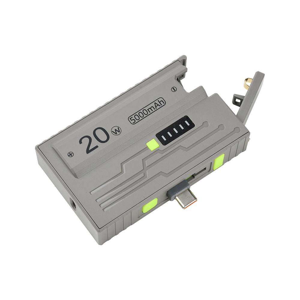 1*21700 Battery Box DIY Kit Battery Charger Case DIY Power Bank Box 20W Fast Charging For Phone Charging Not Including Batteries