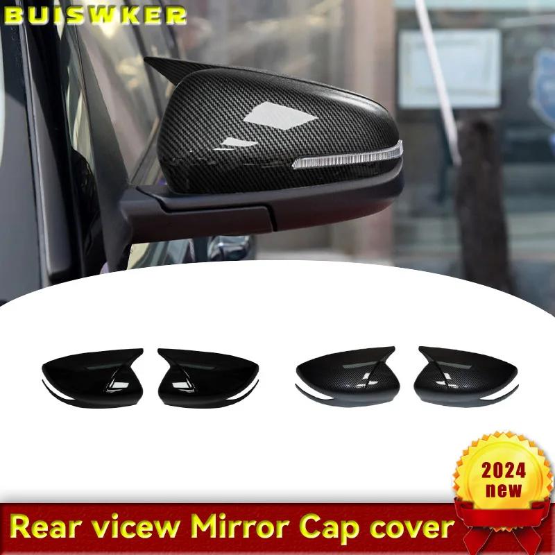 For Hyundai IX25 2020-2023 Car Rearview Side Mirror Decorate Cover Trim Black Exterior Accessories