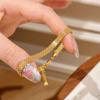Sterling Woven Lace Mesh Bracelet Women Elegant Vintage Royal Style Delicate Luxury Accessory