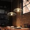 Vintage Ripples Glass Pendant Lamp Bedroom Dining Room Kitchen Retro Pendant Light Indoor Decor Hanging Light Ceiling Chandelier